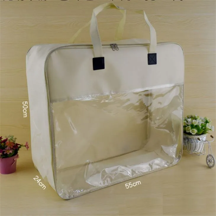 Supper Transparent 15 Túi ép nhiệt bằng lụa PVC Sử dụng cho Túi dệt gia dụng hoặc Túi vệ sinh